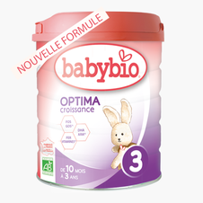 【2罐装包税包邮】法国BABYBIO OPTIMA croissance 3 伴宝乐3段近母乳成长奶粉800G