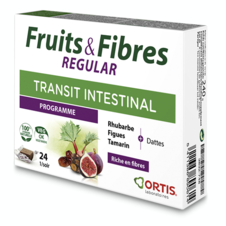 Ortis 水果瘦防便秘润肠排宿便 纤瘦果 普通版 24块 Ortis Fruit & Fibre Regular 24 cubes