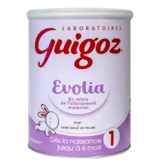 【2罐装包税包邮】法国GUIGOZ EVOLIA 古戈氏1段近母乳婴儿奶粉800G