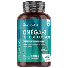 Oméga-3 Huile de Poisson en capsules molles