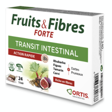 Ortis 水果瘦防便秘润肠排宿便纤瘦果 强效版 24块 Ortis Fruit & Fibre Forte 24 cubes