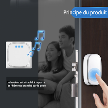 家用无线交流数码音乐门铃 Image 2