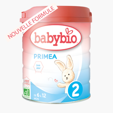 【2罐装包税包邮】法国BABYBIO PRIMEA 2 伴宝乐2段标准婴儿奶粉800G