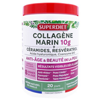 SUPERDIET COLLAGÈNE MARIN 10G RECUPERATION MUSCULAIRE GOUT NEUTRE 240G