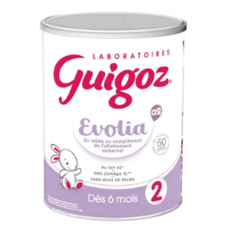 【2罐装包税包邮】法国GUIGOZ EVOLIA 古戈氏2段近母乳婴儿奶粉800G