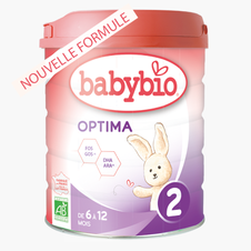 【2罐装包税包邮】法国BABYBIO OPTIMA 2 伴宝乐2段近母乳婴儿奶粉800G